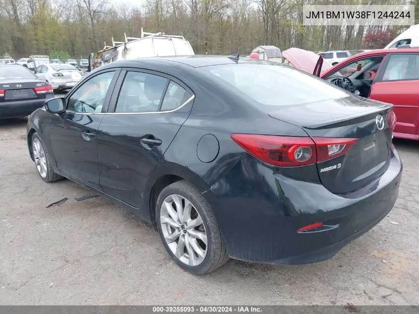 2015 Mazda Mazda3 S Grand Touring VIN: JM1BM1W38F1244244 Lot: 39255093