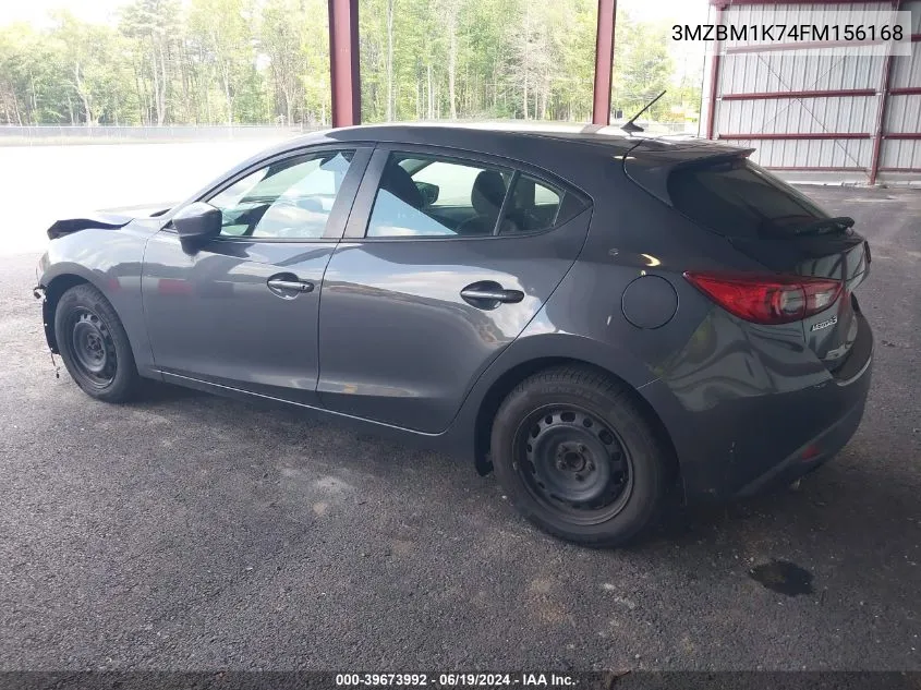 2015 Mazda Mazda3 I Sport VIN: 3MZBM1K74FM156168 Lot: 39673992