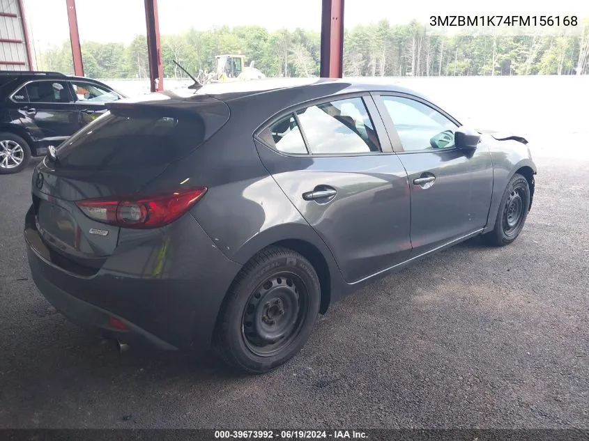 2015 Mazda Mazda3 I Sport VIN: 3MZBM1K74FM156168 Lot: 39673992