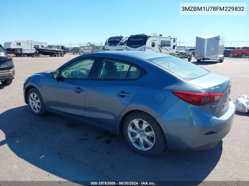 2015 Mazda Mazda3 I Sport VIN: 3MZBM1U78FM229832 Lot: 39763508