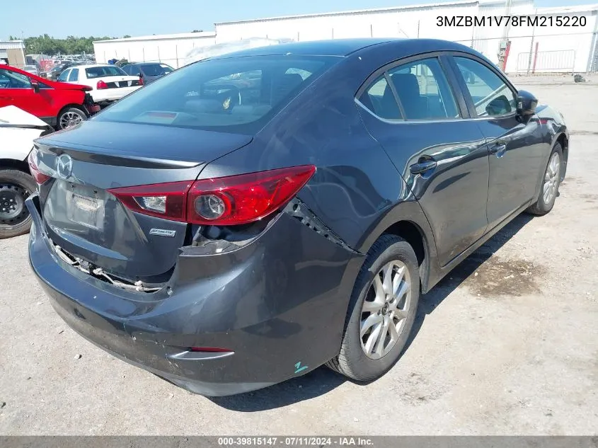 2015 Mazda Mazda3 I Touring VIN: 3MZBM1V78FM215220 Lot: 39815147