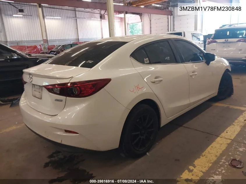 2015 Mazda Mazda3 I Touring VIN: 3MZBM1V78FM230848 Lot: 39816916