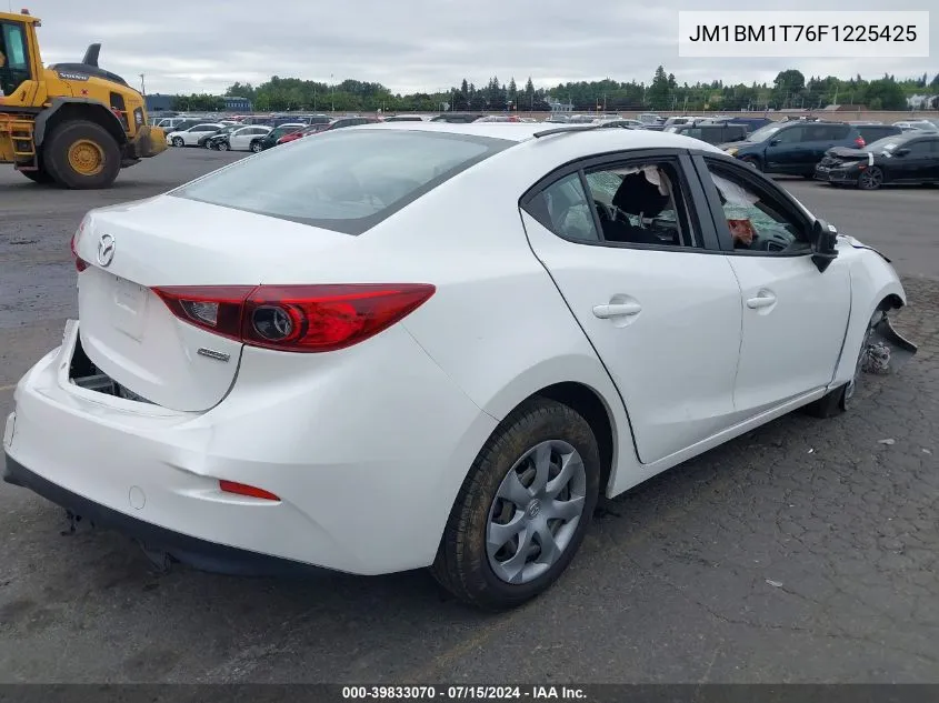 2015 Mazda Mazda3 I Sv VIN: JM1BM1T76F1225425 Lot: 39833070