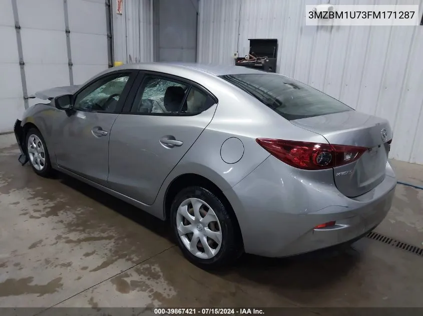 2015 Mazda Mazda3 I Sport VIN: 3MZBM1U73FM171287 Lot: 39867421