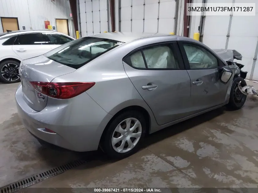 2015 Mazda Mazda3 I Sport VIN: 3MZBM1U73FM171287 Lot: 39867421