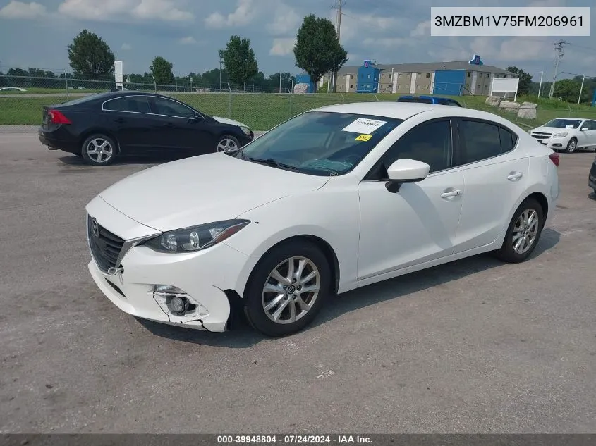 3MZBM1V75FM206961 2015 Mazda Mazda3