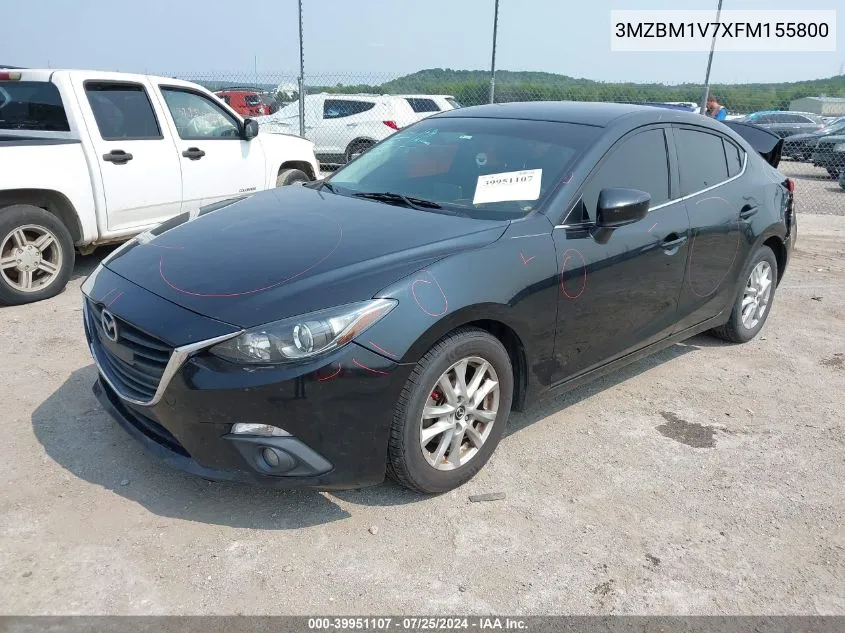 3MZBM1V7XFM155800 2015 Mazda Mazda3 I Touring