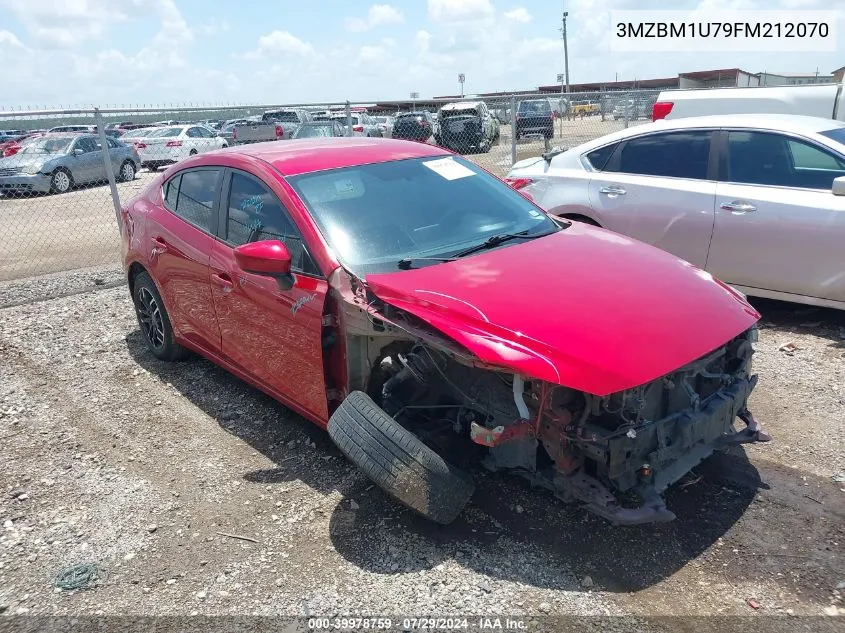 2015 Mazda Mazda3 I Sport VIN: 3MZBM1U79FM212070 Lot: 39978759