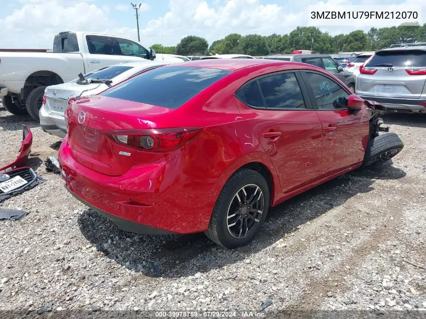 2015 Mazda Mazda3 I Sport VIN: 3MZBM1U79FM212070 Lot: 39978759