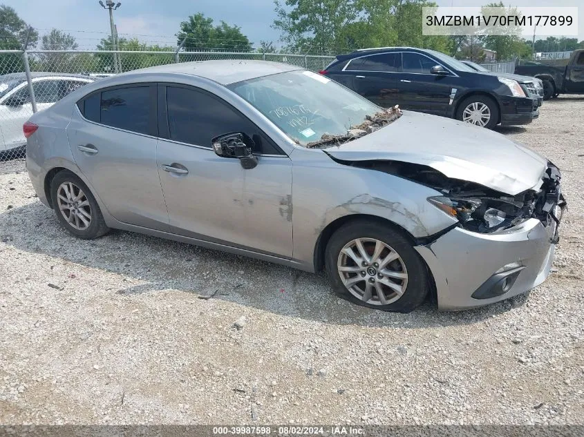 2015 Mazda Mazda3 I Touring VIN: 3MZBM1V70FM177899 Lot: 39987598