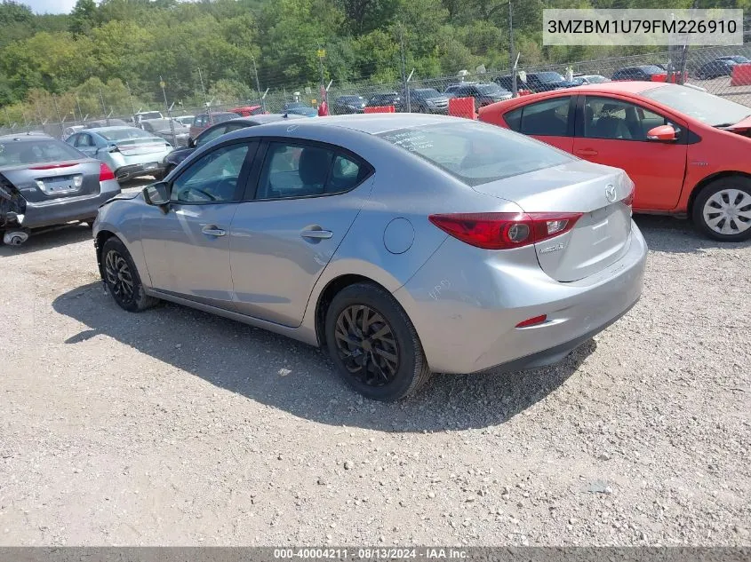 3MZBM1U79FM226910 2015 Mazda Mazda3 I Sport