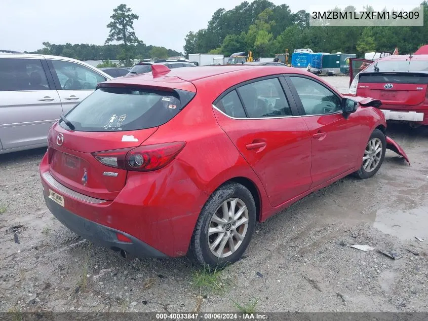 3MZBM1L7XFM154309 2015 Mazda Mazda3 I Touring