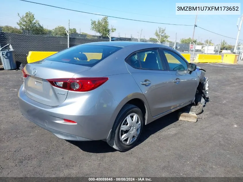 2015 Mazda Mazda3 I Sport VIN: 3MZBM1U7XFM173652 Lot: 40059845