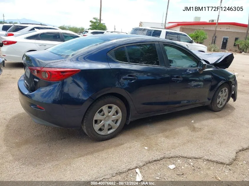 2015 Mazda Mazda3 I Sv VIN: JM1BM1T72F1246305 Lot: 40076682