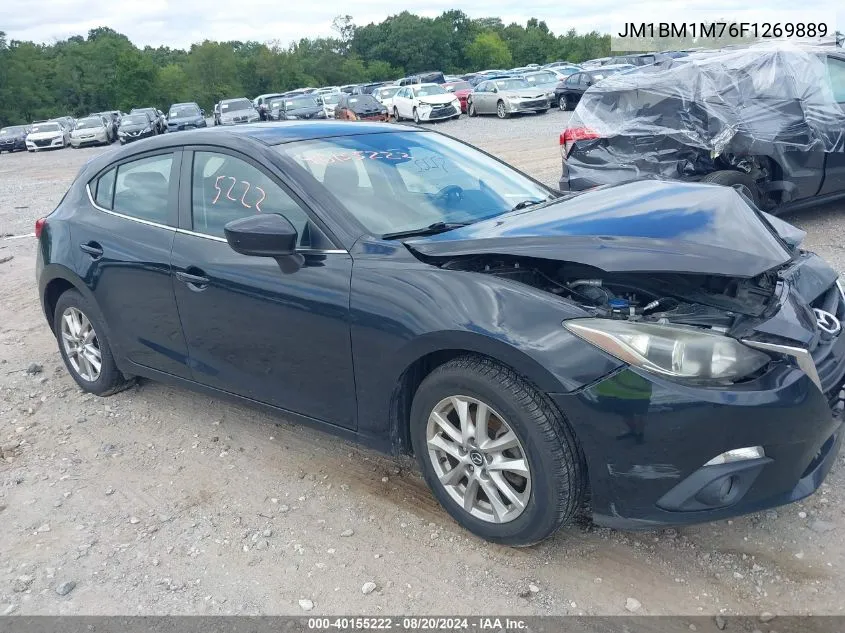 2015 Mazda Mazda3 I Grand Touring VIN: JM1BM1M76F1269889 Lot: 40155222