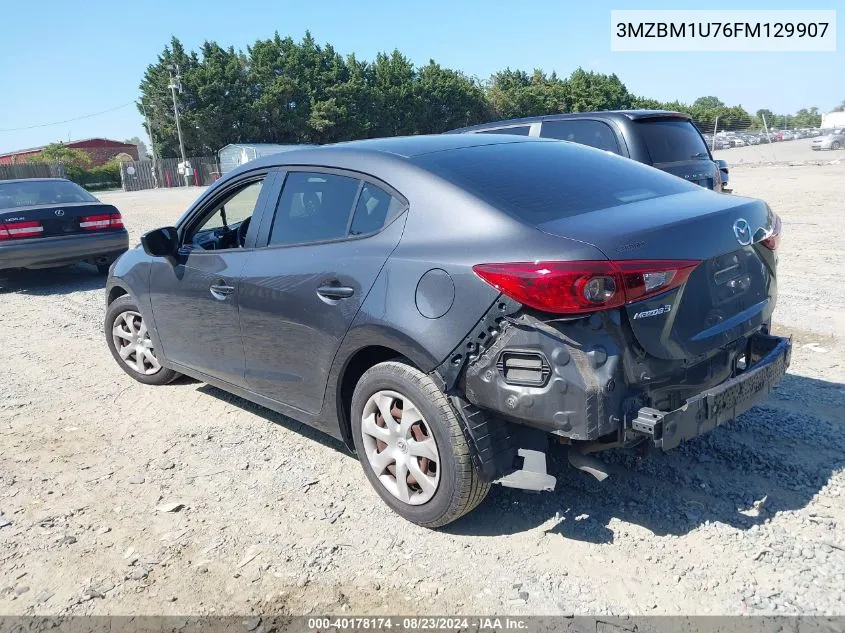 3MZBM1U76FM129907 2015 Mazda Mazda3