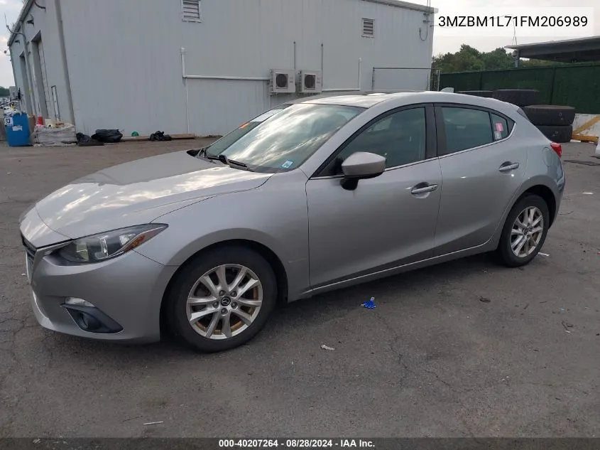 2015 Mazda Mazda3 I Touring VIN: 3MZBM1L71FM206989 Lot: 40207264