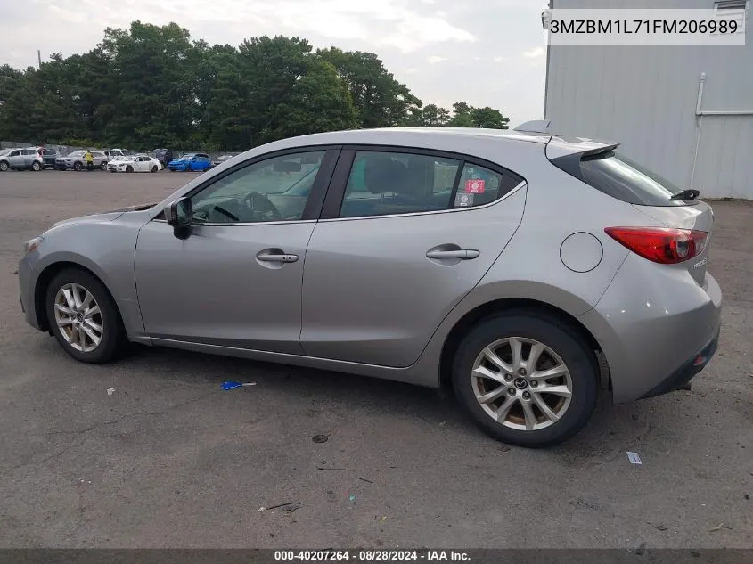 2015 Mazda Mazda3 I Touring VIN: 3MZBM1L71FM206989 Lot: 40207264