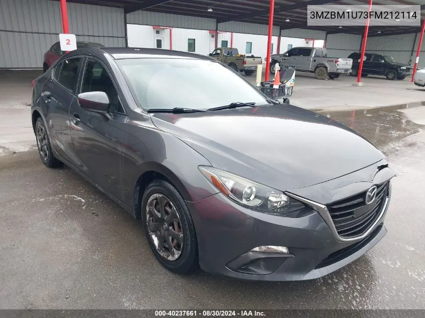 2015 Mazda Mazda3 I Sport VIN: 3MZBM1U73FM212114 Lot: 40237661