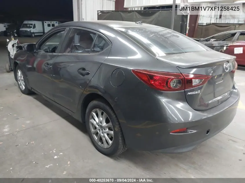 2015 Mazda Mazda3 Touring VIN: JM1BM1V7XF1258425 Lot: 40253670