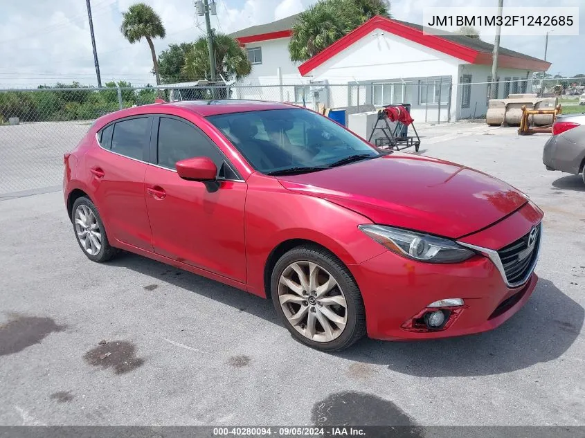 2015 Mazda 3 Grand Touring VIN: JM1BM1M32F1242685 Lot: 40280094