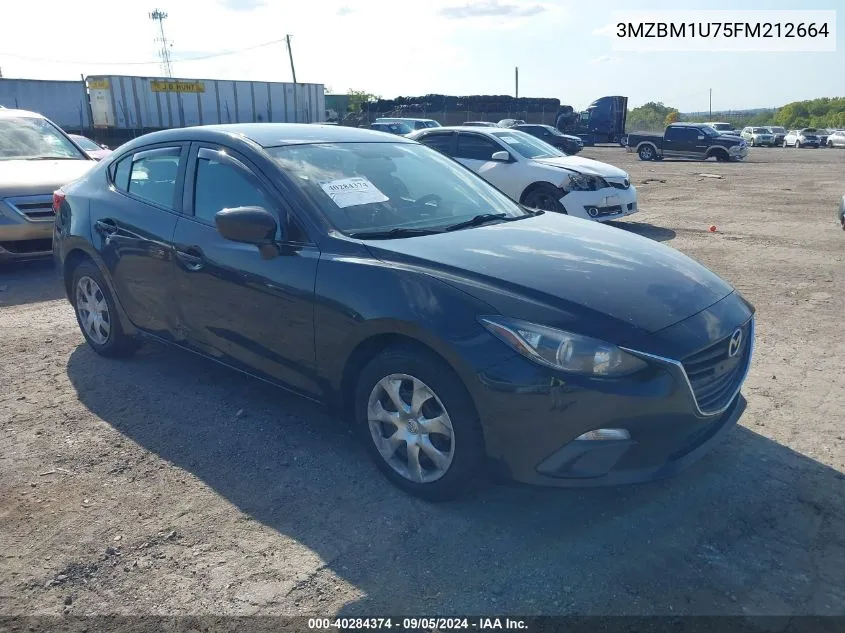 2015 Mazda Mazda3 I Sport VIN: 3MZBM1U75FM212664 Lot: 40284374