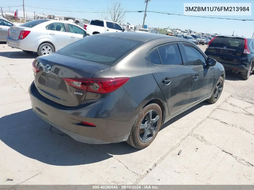 2015 Mazda Mazda3 Sport VIN: 3MZBM1U76FM213984 Lot: 40290845