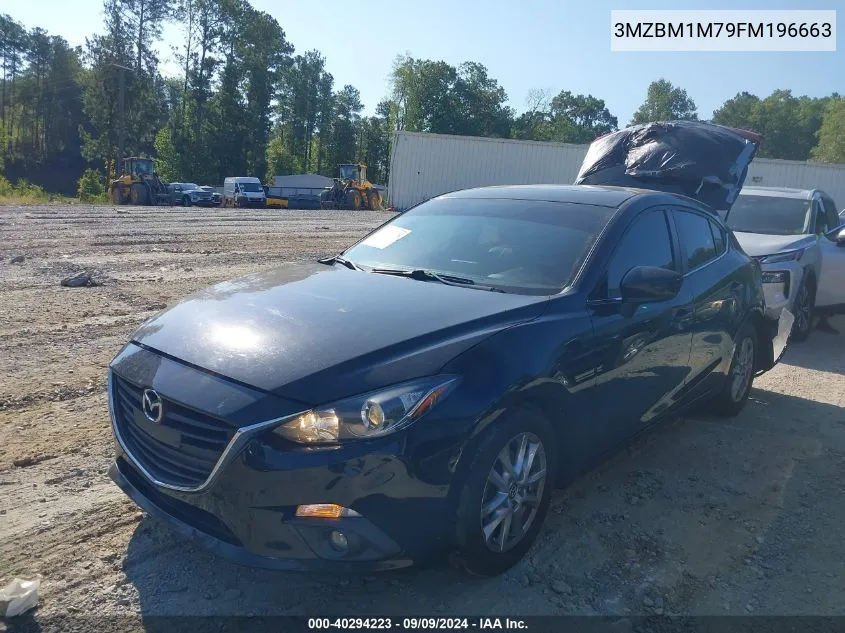 2015 Mazda Mazda3 I Grand Touring VIN: 3MZBM1M79FM196663 Lot: 40294223