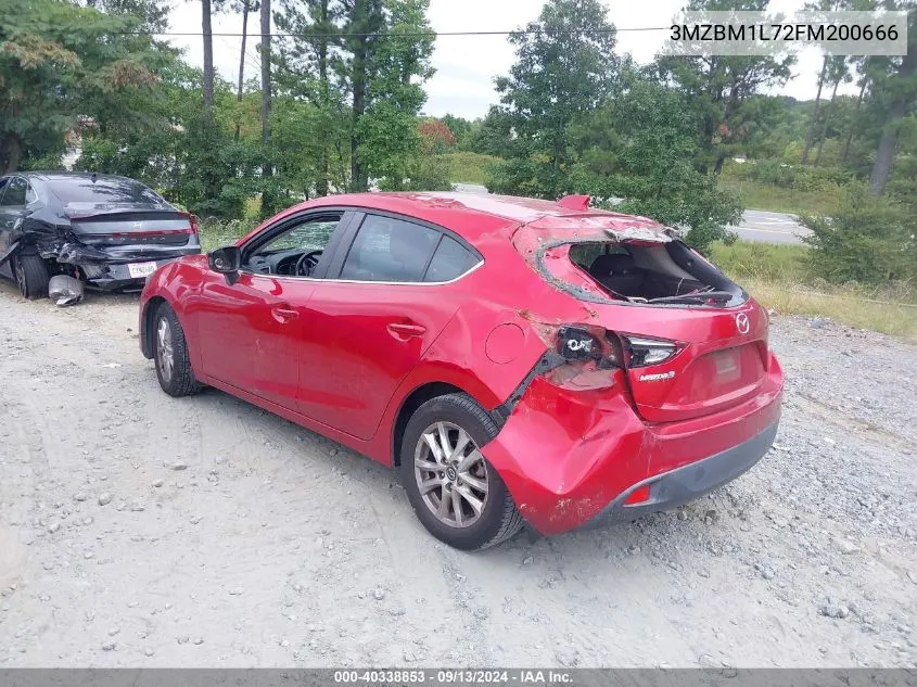 2015 Mazda Mazda3 I Touring VIN: 3MZBM1L72FM200666 Lot: 40338853