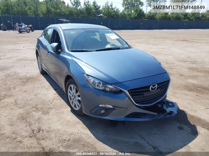 2015 Mazda Mazda3 I Touring VIN: 3MZBM1L71FM148849 Lot: 40346921