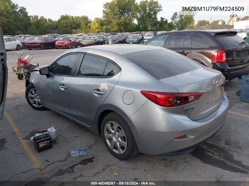 2015 Mazda 3 Sport VIN: 3MZBM1U79FM224509 Lot: 40349261