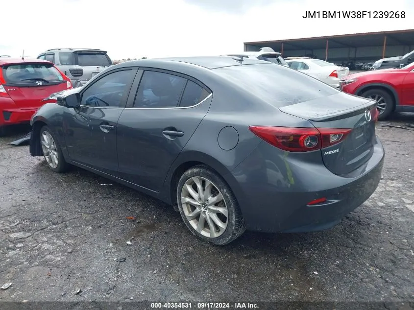 2015 Mazda Mazda3 S Grand Touring VIN: JM1BM1W38F1239268 Lot: 40354531