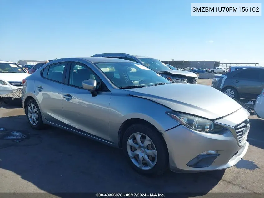 2015 Mazda Mazda3 I Sport VIN: 3MZBM1U70FM156102 Lot: 40366978