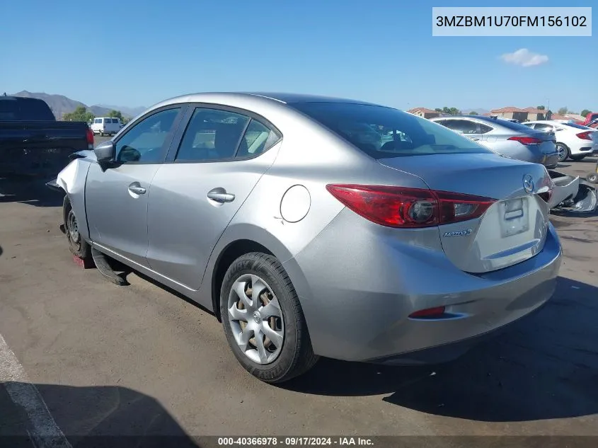 2015 Mazda Mazda3 I Sport VIN: 3MZBM1U70FM156102 Lot: 40366978