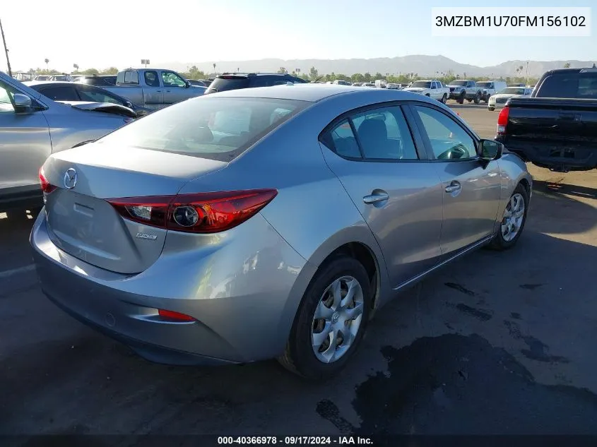 2015 Mazda Mazda3 I Sport VIN: 3MZBM1U70FM156102 Lot: 40366978