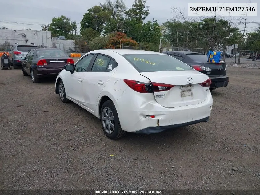 2015 Mazda Mazda3 I Sport VIN: 3MZBM1U71FM127546 Lot: 40378980