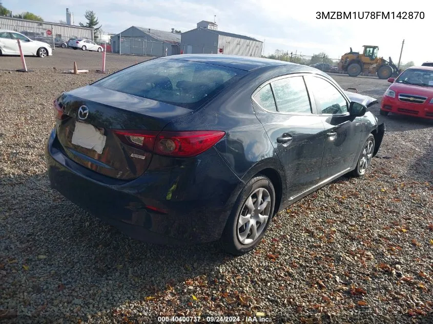 2015 Mazda Mazda3 I Sport VIN: 3MZBM1U78FM142870 Lot: 40400737