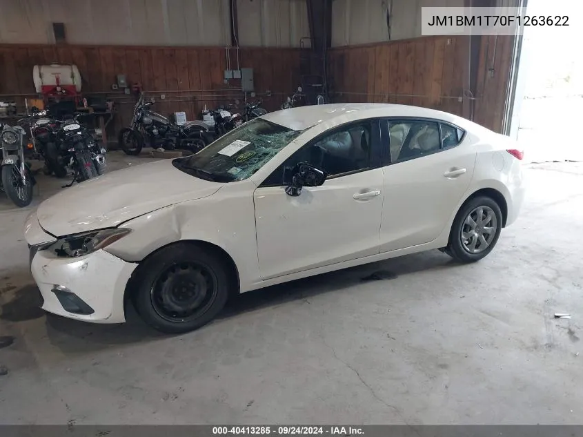 2015 Mazda 3 Sv VIN: JM1BM1T70F1263622 Lot: 40413285