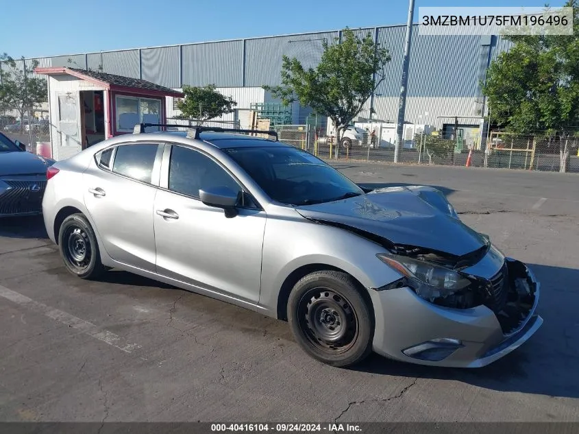 3MZBM1U75FM196496 2015 Mazda Mazda3 I Sport