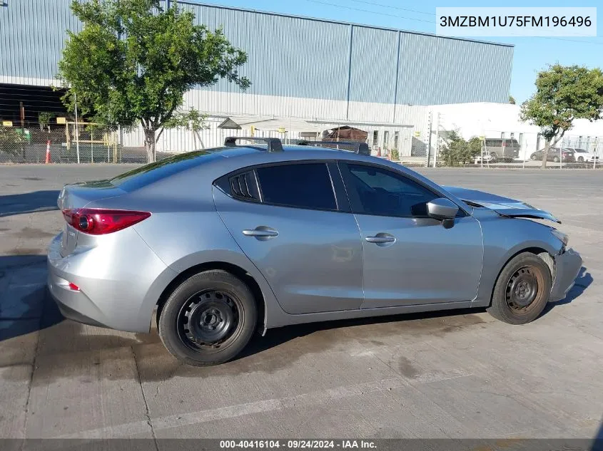 3MZBM1U75FM196496 2015 Mazda Mazda3 I Sport