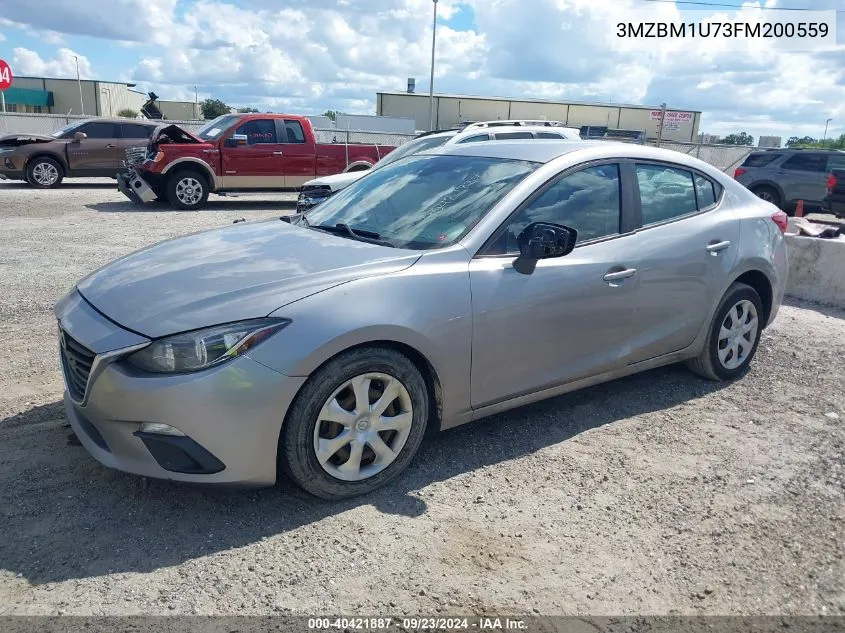 2015 Mazda Mazda3 I Sport VIN: 3MZBM1U73FM200559 Lot: 40421887