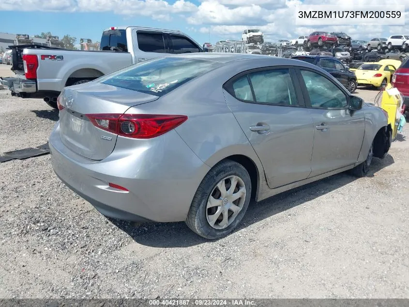 2015 Mazda Mazda3 I Sport VIN: 3MZBM1U73FM200559 Lot: 40421887