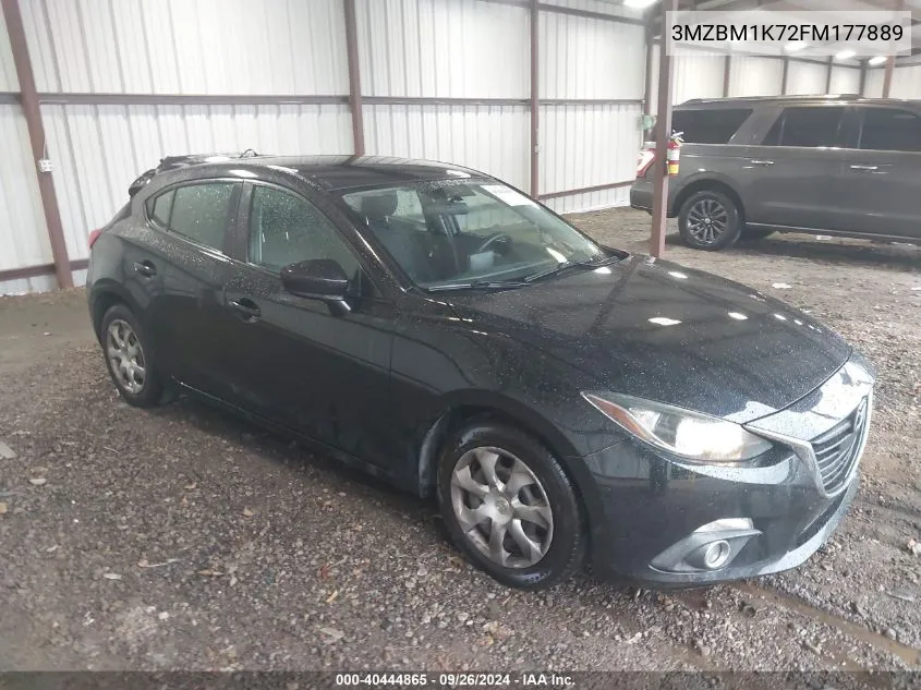 2015 Mazda 3 Sport VIN: 3MZBM1K72FM177889 Lot: 40444865