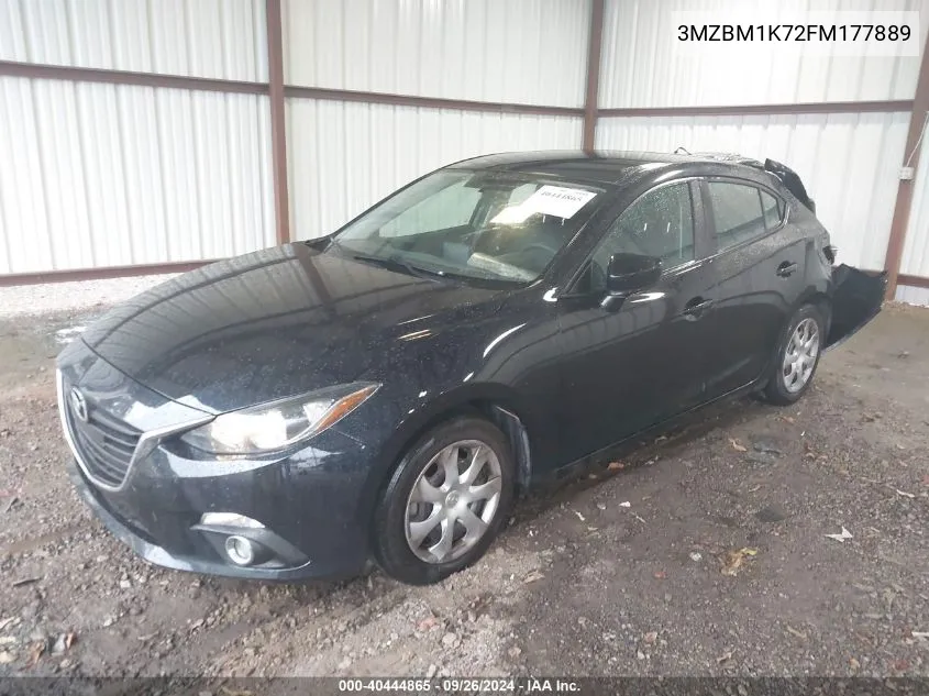 2015 Mazda 3 Sport VIN: 3MZBM1K72FM177889 Lot: 40444865