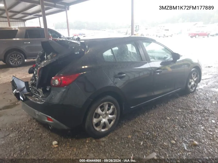 2015 Mazda 3 Sport VIN: 3MZBM1K72FM177889 Lot: 40444865