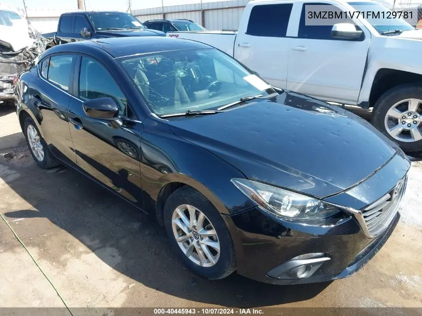 2015 Mazda Mazda3 I Touring VIN: 3MZBM1V71FM129781 Lot: 40445943