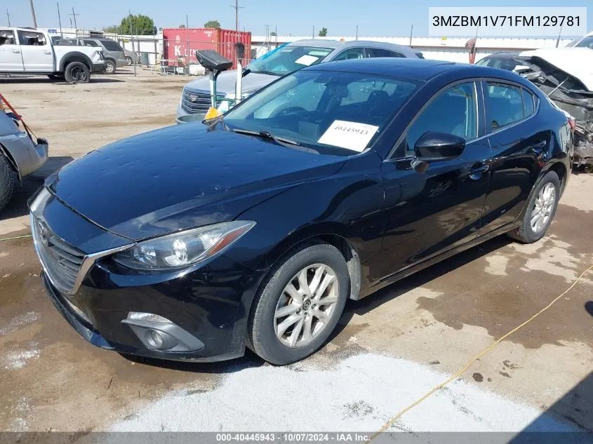 2015 Mazda Mazda3 I Touring VIN: 3MZBM1V71FM129781 Lot: 40445943