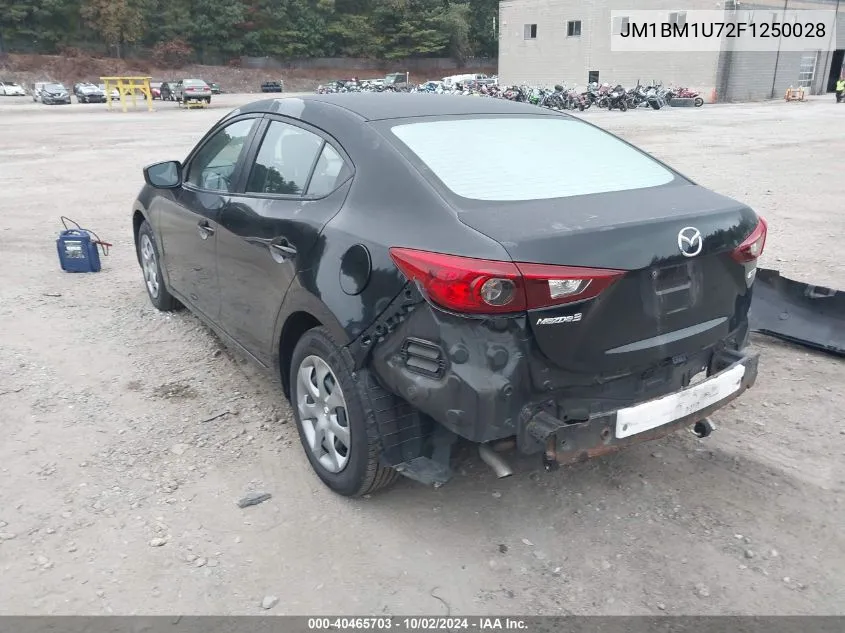 JM1BM1U72F1250028 2015 Mazda Mazda3 I Sport