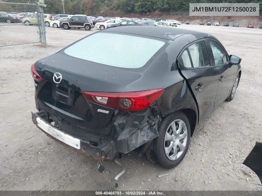 JM1BM1U72F1250028 2015 Mazda Mazda3 I Sport