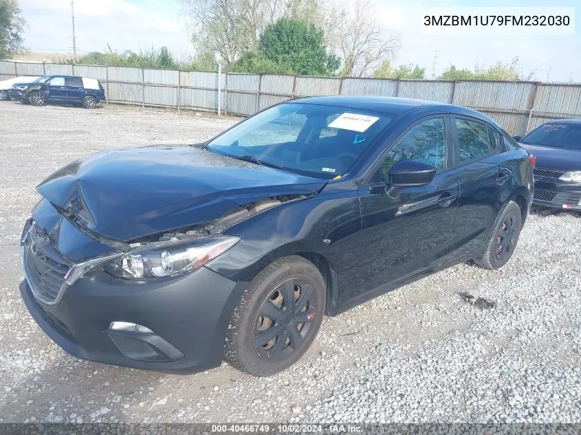 2015 Mazda Mazda3 I Sport VIN: 3MZBM1U79FM232030 Lot: 40466749